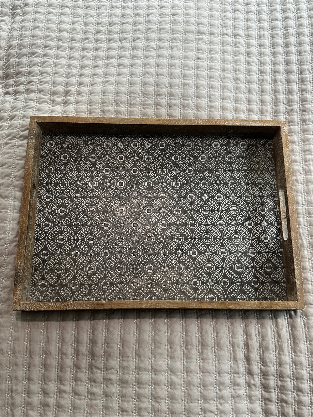 Decorative Black and Gray decor Tray - Rustic Home